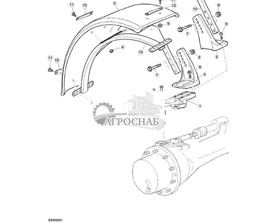 Заднее крыло 